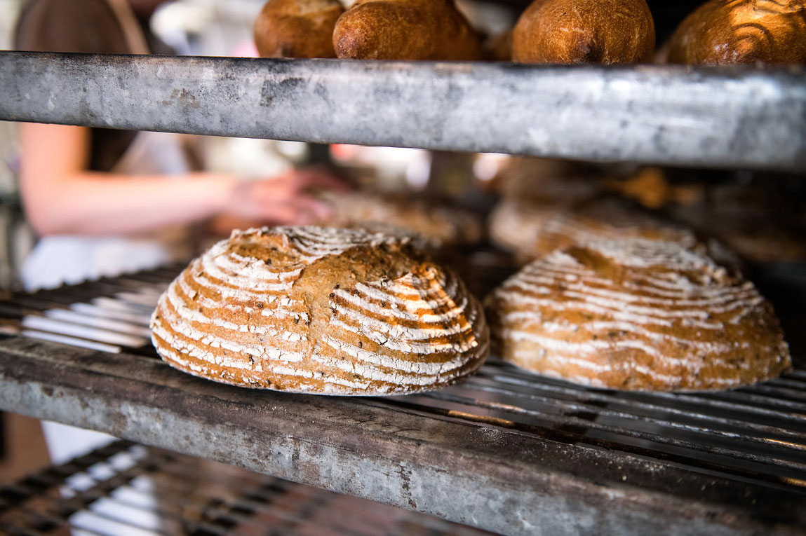 Baker at work